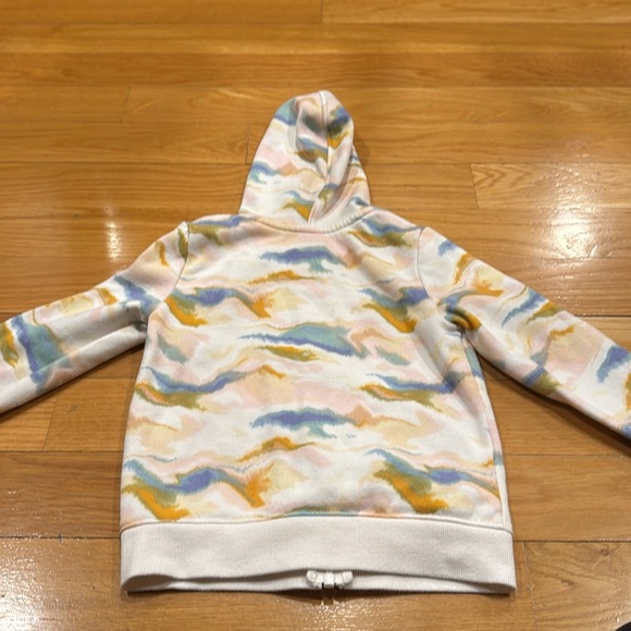 Cat & Jack zip -up tie dye hoodie sweatshirt size 4T, - Picture 7 of 9